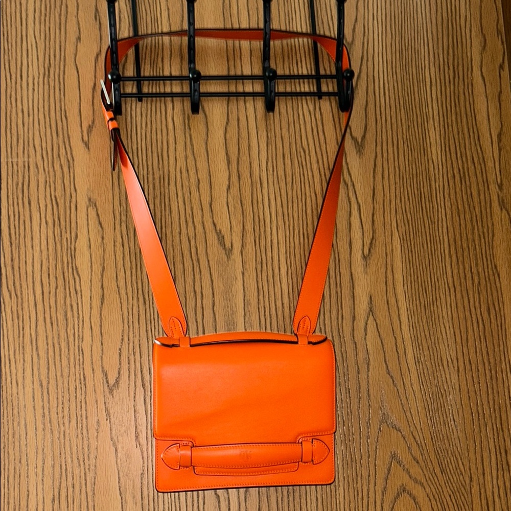 Moynat Sac Malle yummy leather shoulder/Crossbody bag